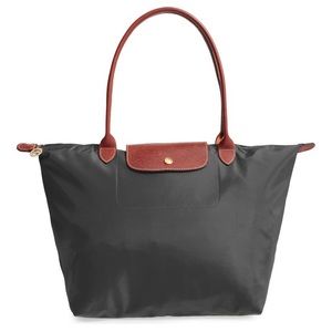 Large Grey Longchamp Tote
